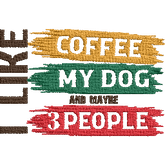 I-Like-Coffee-My-Dog - Embroidery Design - FineryEmbroidery